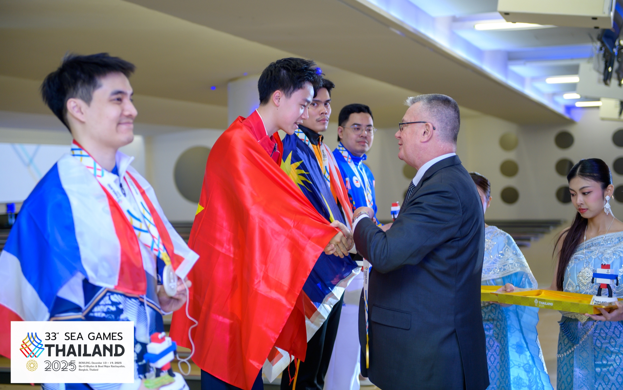 Thái Lan xin lỗi Việt Nam vụ ép VĐV đấu lại môn bowling SEA Games 33 - Ảnh 5.