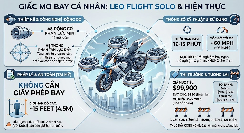 Đ&acirc;y l&agrave; chiếc m&ocirc; t&ocirc; bay được chế tạo từ 48 động cơ phản lực thu nhỏ v&agrave; bạn c&oacute; thể mua trước với 990 USD - Ảnh 7.