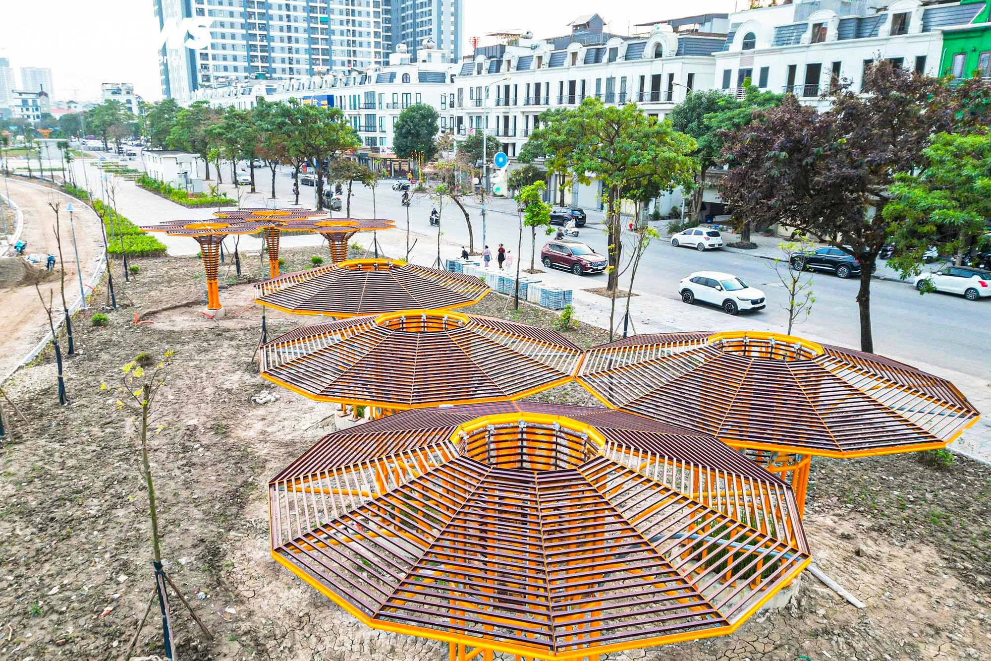 Công viên Gia Lâm hơn 280 tỷ đồng lộ diện với cổng hoa sen 5 cánh - Ảnh 11.