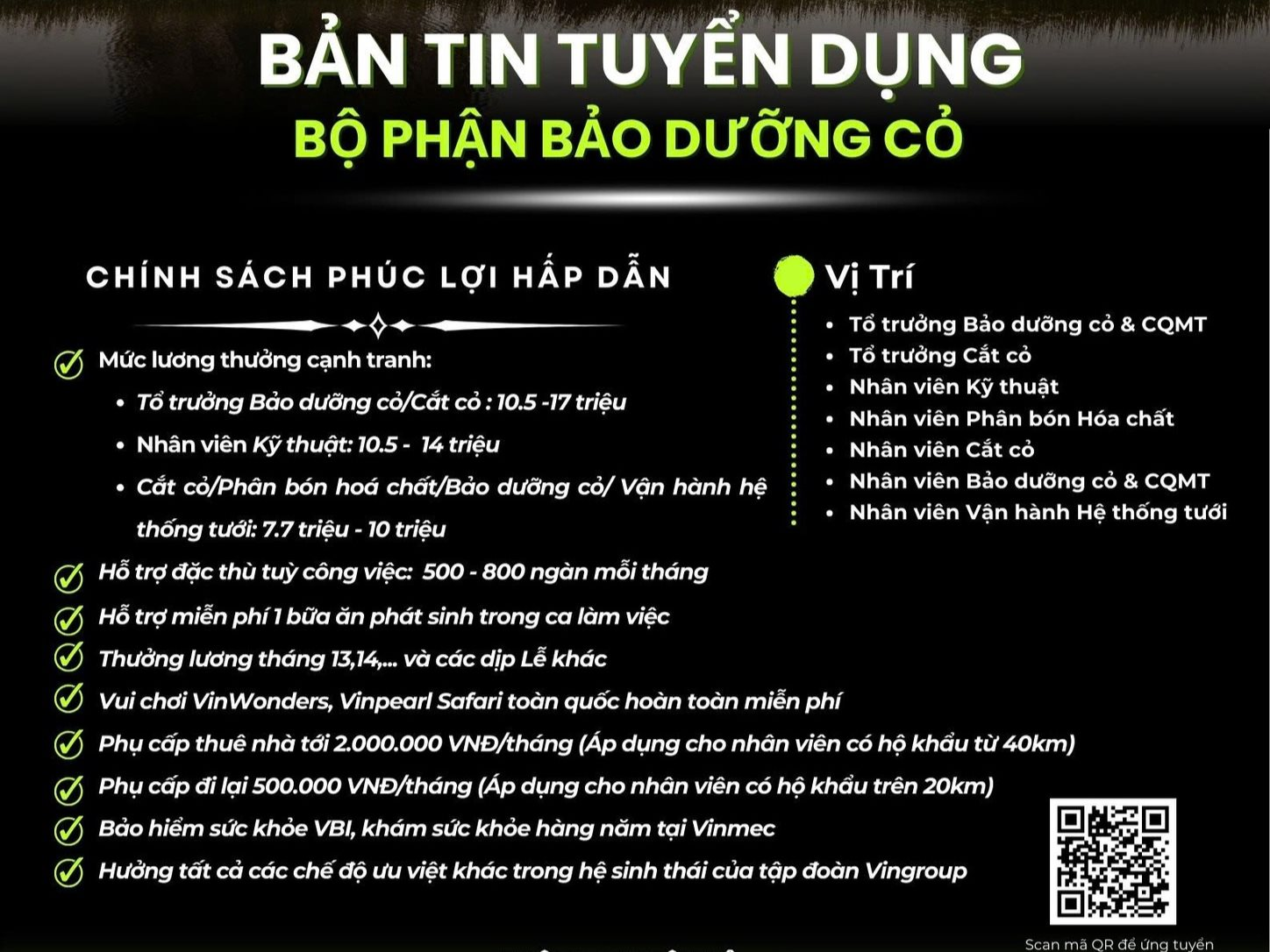 H&eacute; lộ mức lương người cắt cỏ s&acirc;n golf của tỷ ph&uacute; Phạm Nhật Vượng, U60 vẫn được nhận - Ảnh 3.