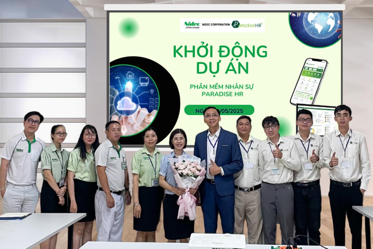 Paradise HR đồng hành cùng NIDEC trong quản lý nhân sự - Ảnh 2. Paradise HR đồng hành cùng NIDEC trong quản lý nhân sự - Ảnh 2.