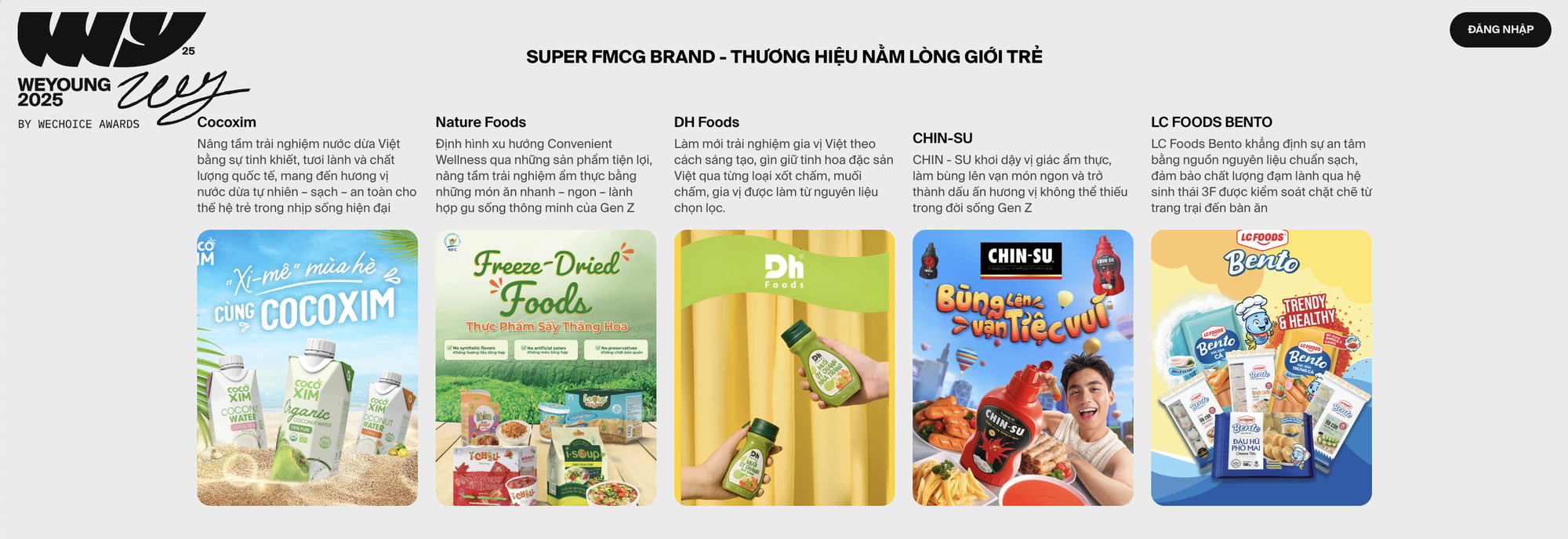 Super FMCG Brand: Đây là những nhãn hàng FMCG đang được giới trẻ "ưa chuộng" nhất WeYoung 2025! - Ảnh 1. Super FMCG Brand: Đây là những nhãn hàng FMCG đang được giới trẻ "ưa chuộng" nhất WeYoung 2025! - Ảnh 1.