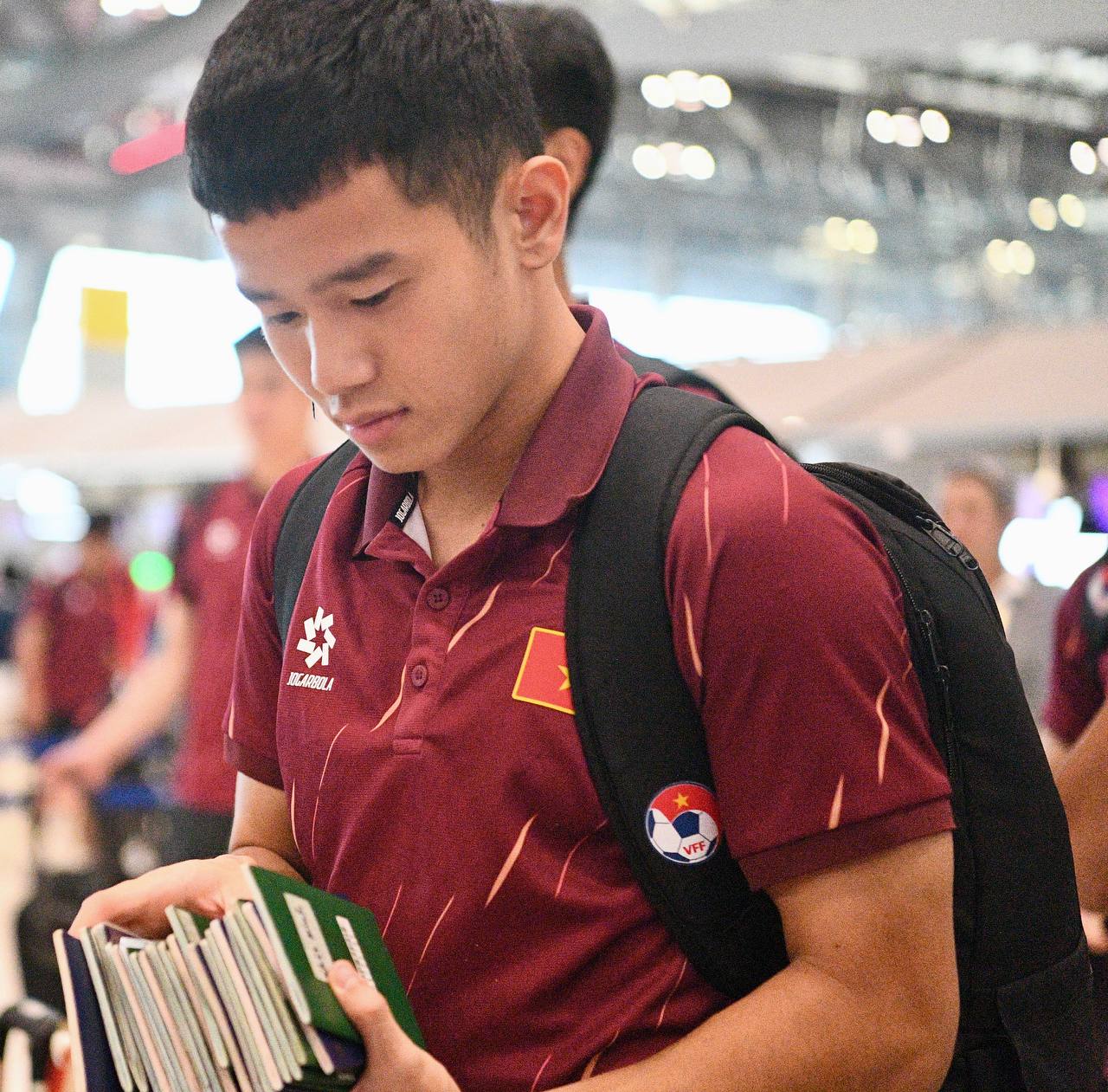 Trai đẹp U22 Việt Nam Đ&igrave;nh Bắc, Thanh Nh&agrave;n mang HCV về Việt Nam, thủ m&ocirc;n 1m91 visual s&aacute;ng bừng k&yacute; mỏi tay cho CĐV- Ảnh 9.