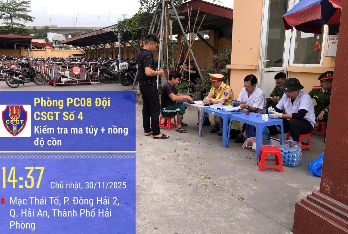 11 Tài xế xe đầu kéo , xe tải và xe khách dương tính với ma túy tại Hải Phòng - Ảnh 1. 11 Tài xế xe đầu kéo , xe tải và xe khách dương tính với ma túy tại Hải Phòng - Ảnh 1.