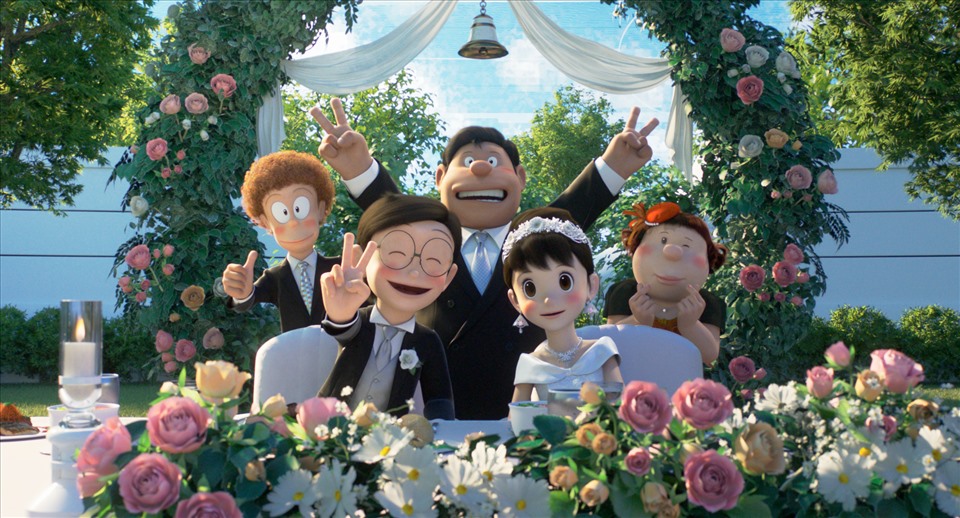 Đ&aacute;m cưới thế kỷ của Nobita v&agrave; Shizuka: Khoảnh khắc đẹp như cổ t&iacute;ch - Ảnh 4.