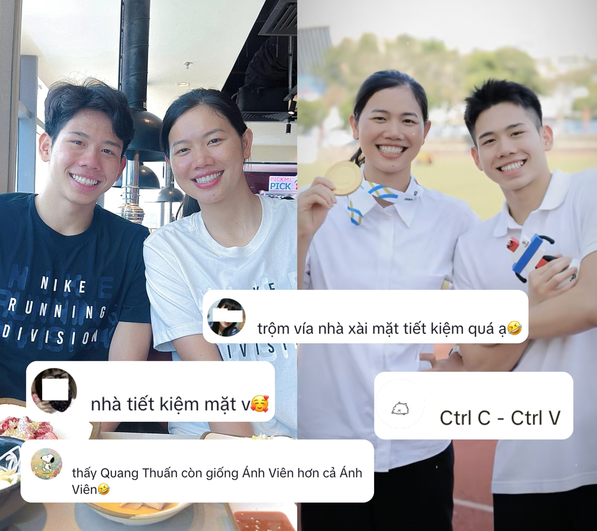 Chàng trai giống Ánh Viên đến ngỡ nàng, netizen phải thốt lên: "Ctrl C - Ctrl V" - Ảnh 1.