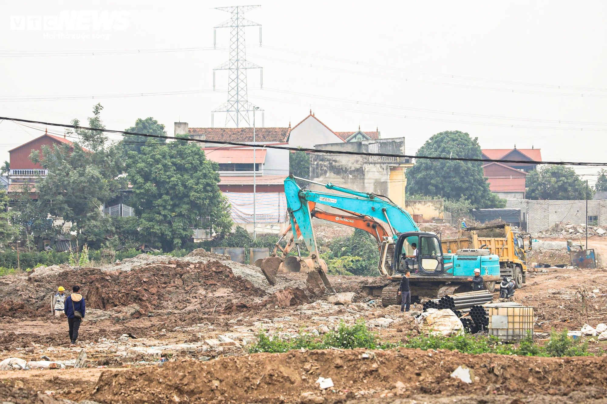 Cầu Mễ Sở: Thi công cầu 4 làn xe kết nối Hà Nội và Hưng Yên - Ảnh 7.