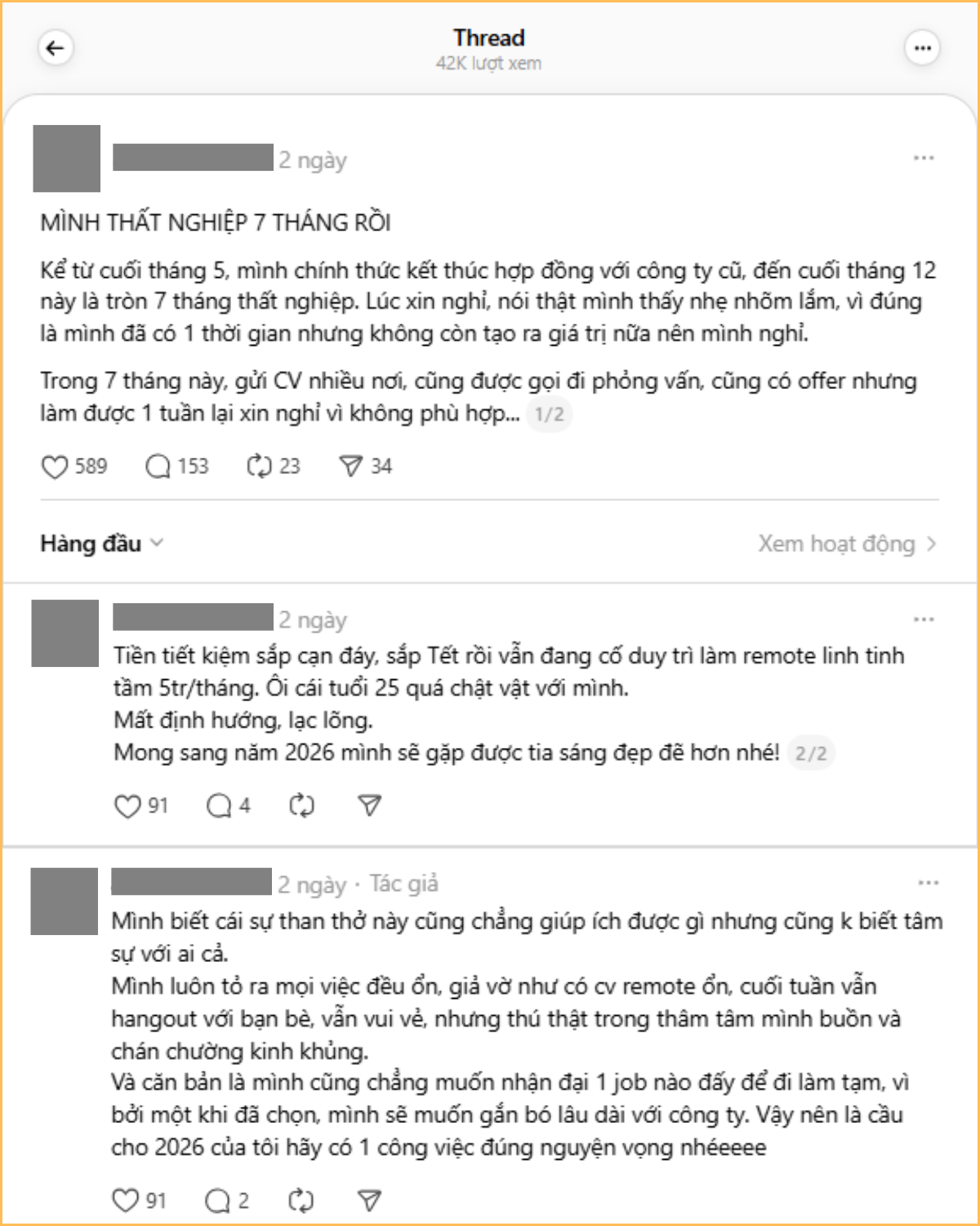 7 th&aacute;ng thất nghiệp cuốn tr&ocirc;i khoản tiết kiệm: &ldquo;Chống đ&oacute;i&rdquo; qua ng&agrave;y bằng v&agrave;i job lẻ, Tết n&agrave;y chưa biết ra sao- Ảnh 1.