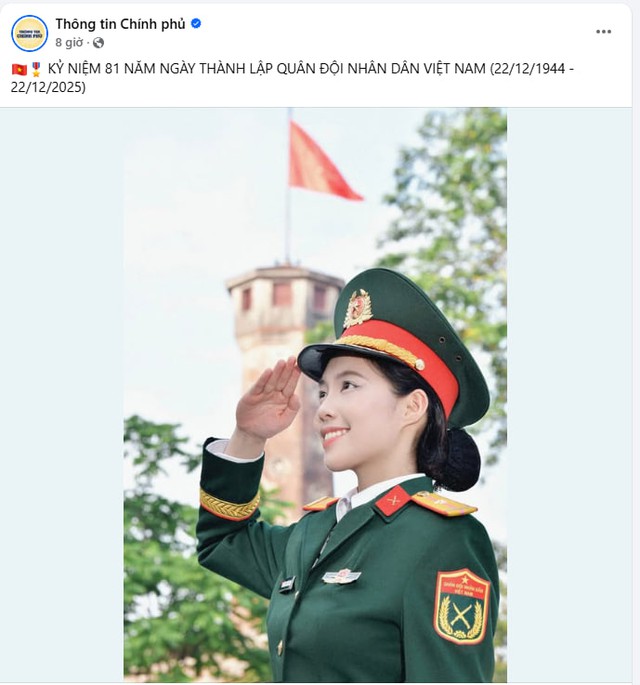 Một &Aacute; hậu Việt bất ngờ xuất hiện tr&ecirc;n trang Th&ocirc;ng tin Ch&iacute;nh phủ- Ảnh 1.