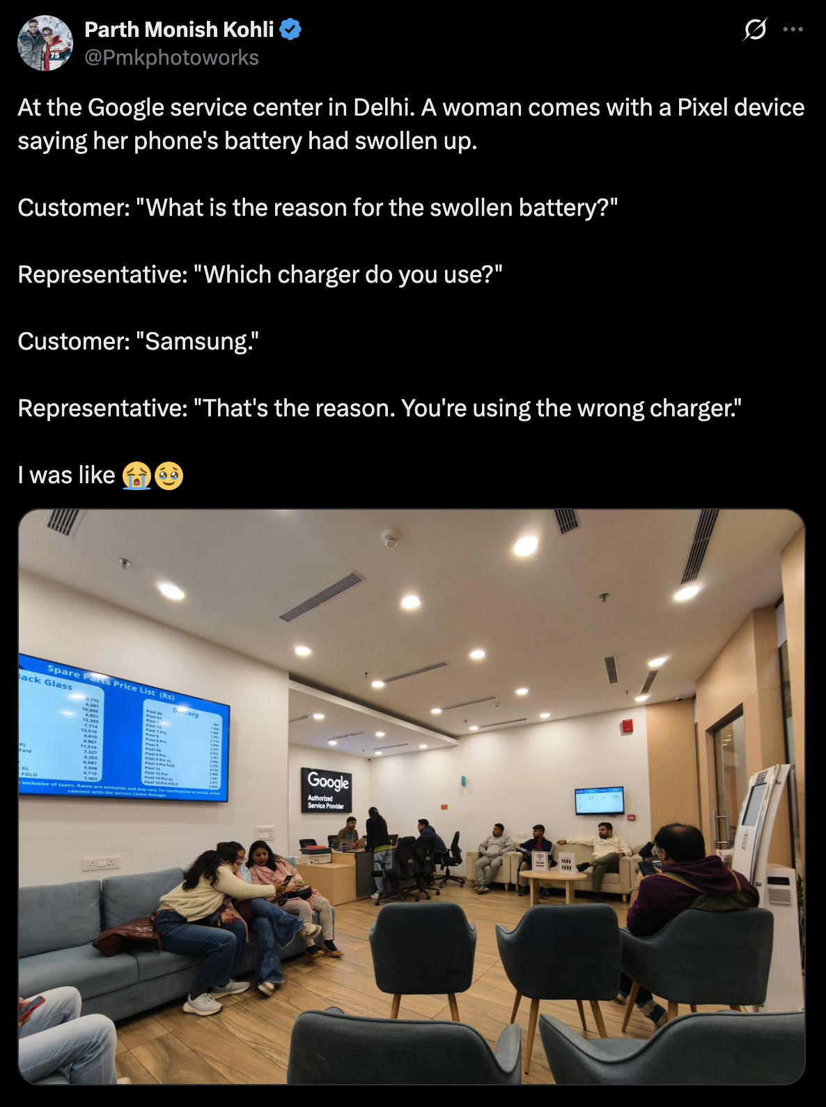 Pin phồng smartphone Pixel bị đổ lỗi do sạc Samsung , một trường hợp g&acirc;y tranh c&atilde;i - Ảnh 1.