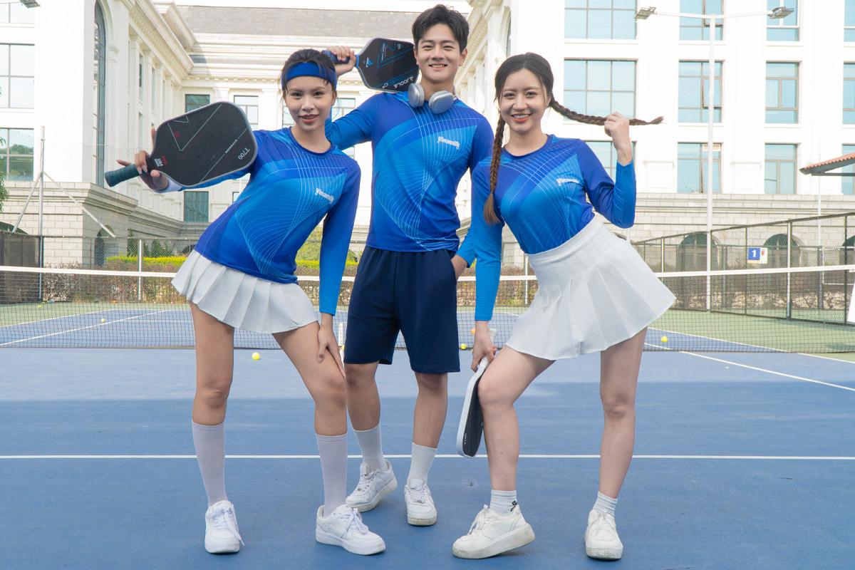 VersaFit Collection 2.0 - BST Đồng phục Pickleball d&agrave;i tay, in 3D sắc n&eacute;t - Ảnh 4.