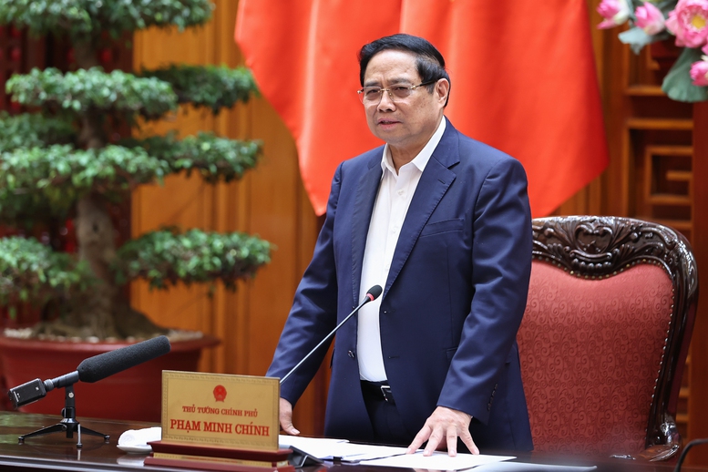 Thủ tướng Phạm Minh Ch&iacute;nh l&agrave;m việc với Bộ quốc ph&ograve;ng về c&ocirc;ng nghiệp quốc ph&ograve;ng hiện đại - Ảnh 1.