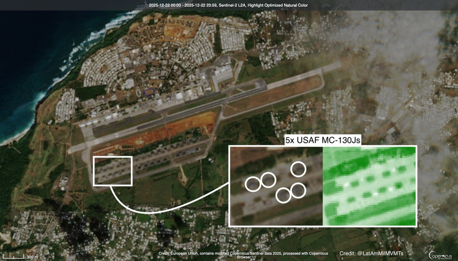 Mỹ triển khai m&aacute;y bay cv - 22 b Osprey v&agrave; mc - 130 j Commando II gần Venezuela - Ảnh 2.