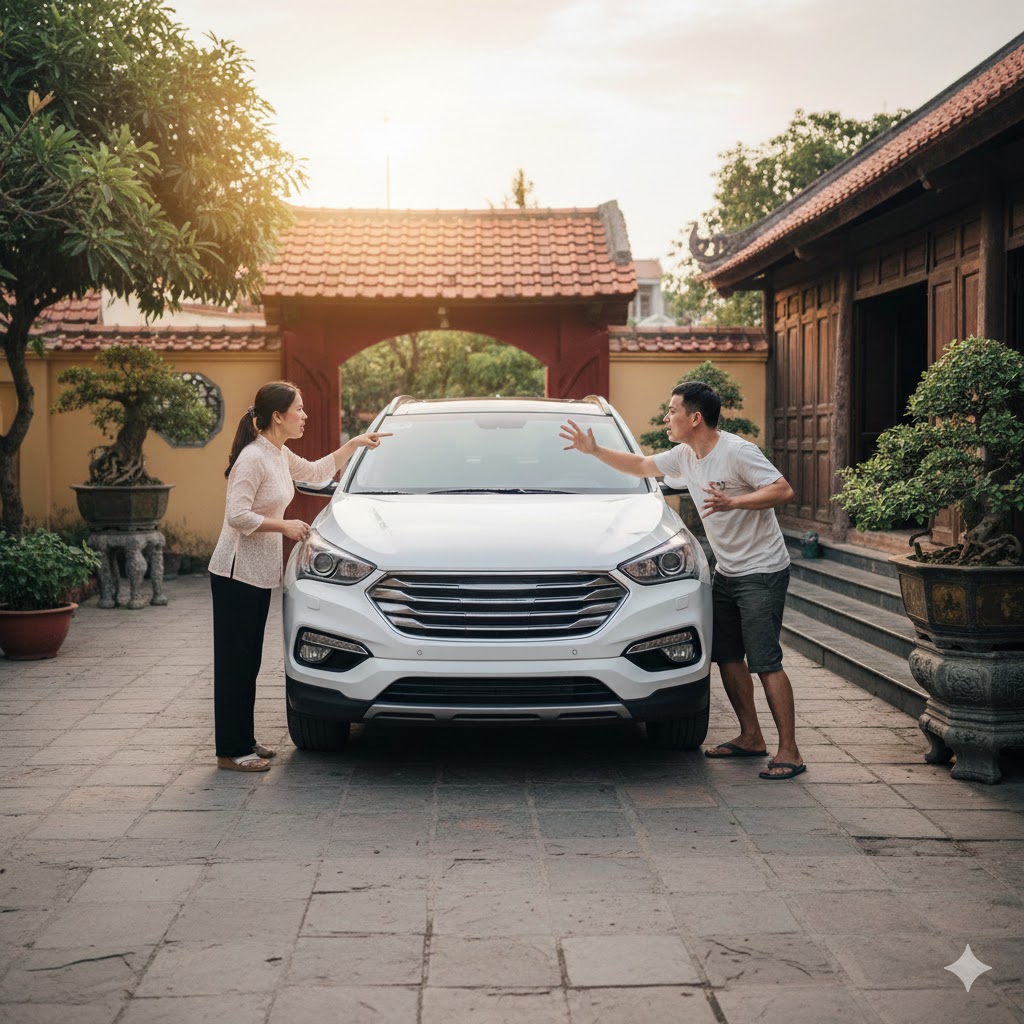 Chồng mua &ocirc; t&ocirc; cho em g&aacute;i, t&ocirc;i l&agrave;m ầm l&ecirc;n đ&ograve;i lại xe th&igrave; bị cả nh&agrave; chồng "lật tẩy" th&acirc;n phận thật - Ảnh 1.