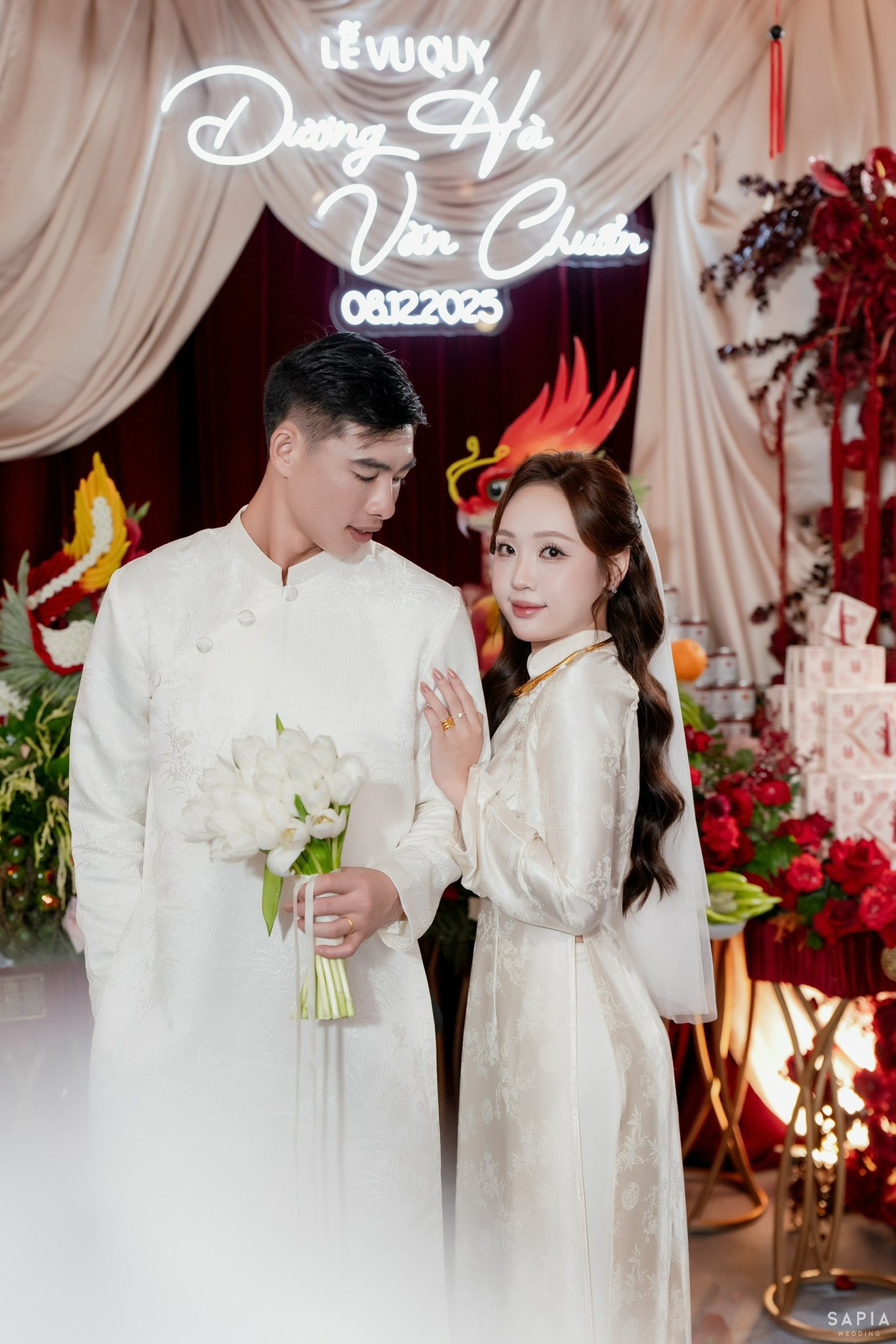 Visual s&aacute;ng bừng của nữ thạc sĩ cưới thủ m&ocirc;n U23 Việt Nam- Ảnh 7.