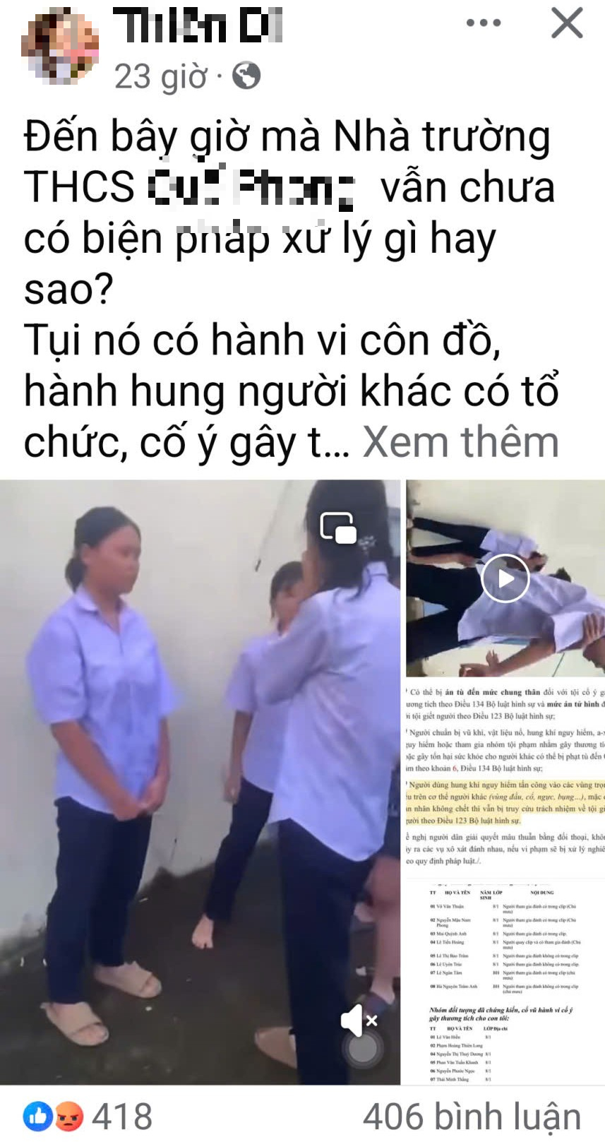 Nữ sinh Đ&agrave; Nẵng bị đ&aacute;nh hội đồng g&acirc;y x&ocirc;n xao mạng x&atilde; hội - Ảnh 2.