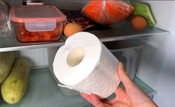 Người thông minh đặt 1 cuộn giấy vệ sinh vào tủ lạnh- Ảnh 1. Người thông minh đặt 1 cuộn giấy vệ sinh vào tủ lạnh- Ảnh 1.