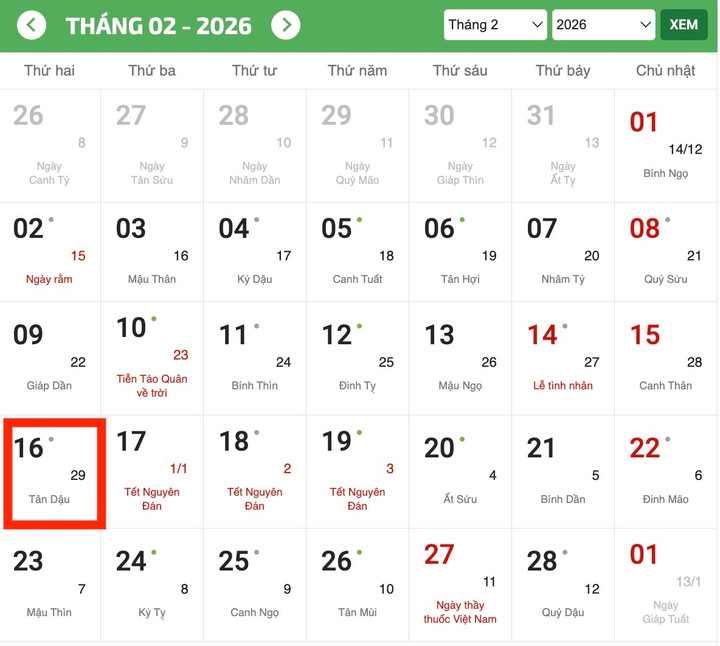Tết B&iacute;nh Ngọ 2026 c&oacute; 30 Tết kh&ocirc;ng? Kh&aacute;m ph&aacute; sự thật lịch &acirc;m - Ảnh 1.