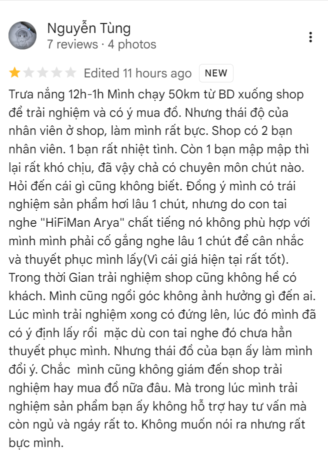 Kh&aacute;ch h&agrave;ng thử tai nghe bật max volume v&agrave; đ&aacute;nh gi&aacute; 1 sao: Drama ng&agrave;nh &acirc;m thanh - Ảnh 2.