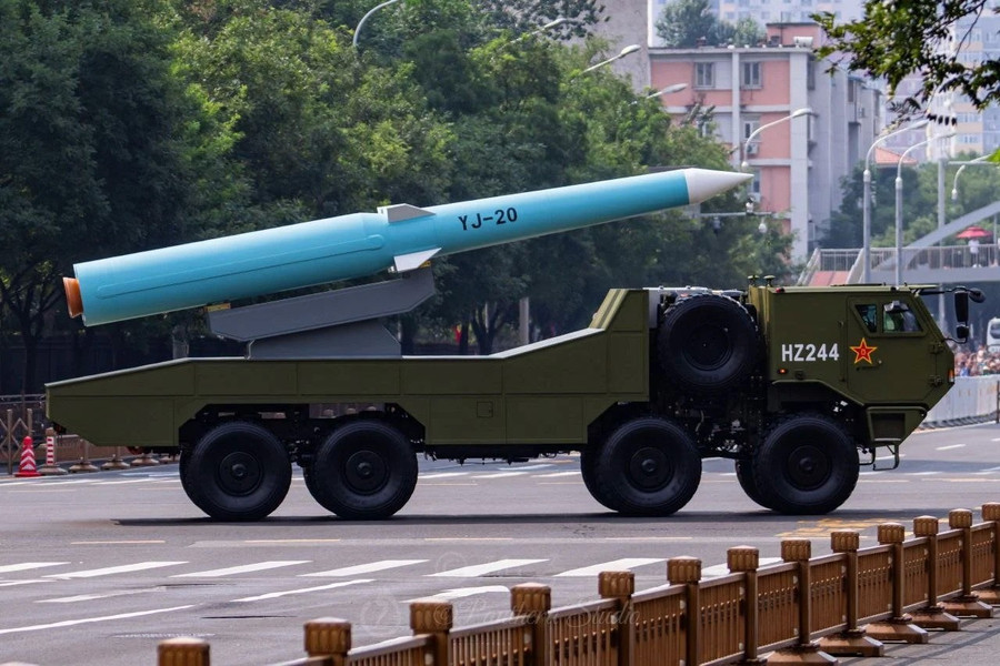 T&ecirc;n lửa chống hạm si&ecirc;u thanh YJ - 20 của Trung Quốc khiến Hải qu&acirc;n Mỹ lo ngại - Ảnh 1.