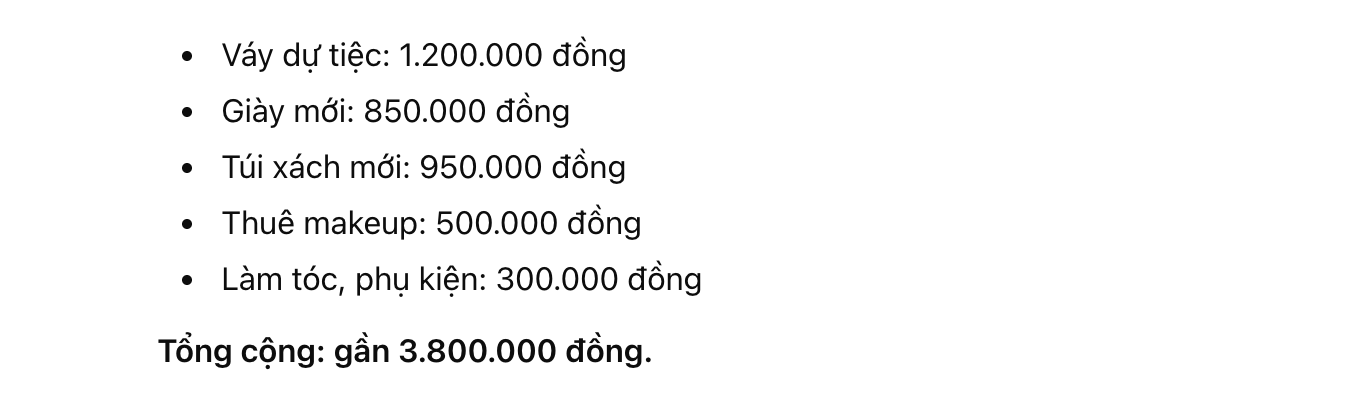 Chi gần 4 triệu ra để tr&ocirc;ng sang chảnh trong tiệc cuối năm c&ocirc;ng ty, c&ocirc; g&aacute;i H&agrave; Nội hối hận tột c&ugrave;ng- Ảnh 2.