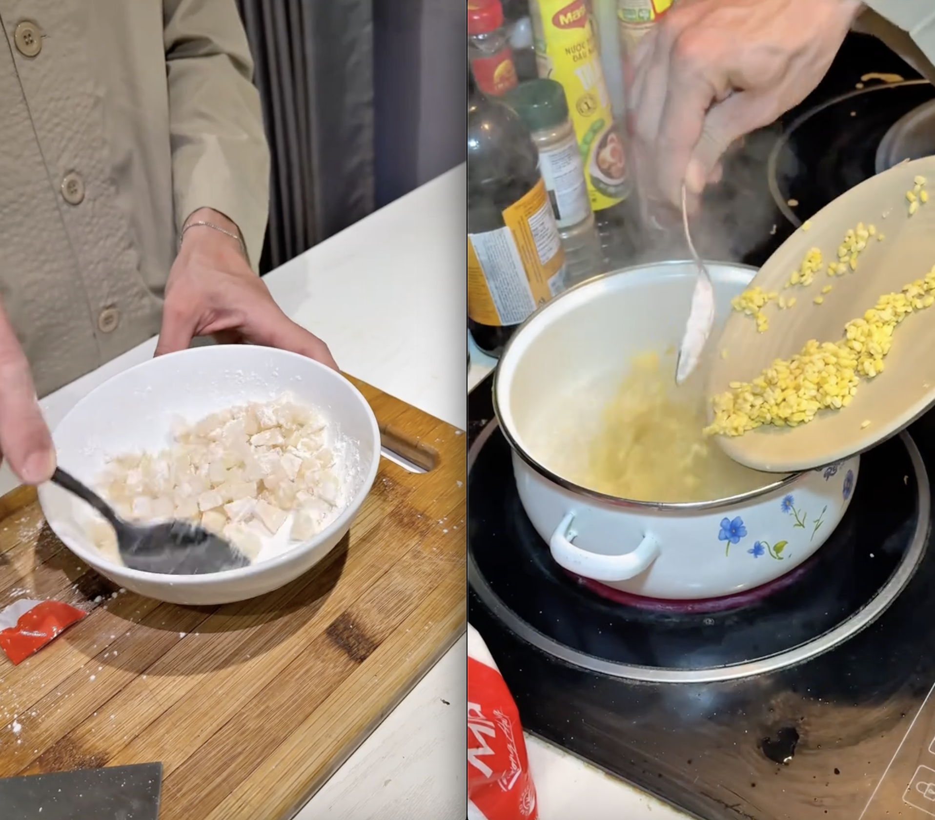 Kh&aacute;ch T&acirc;y tự tay nấu 1 m&oacute;n ch&egrave; khiến d&acirc;n mạng "sốc l&ecirc;n sốc xuống" v&igrave; nhiều người Việt cũng chưa chắc l&agrave;m được - Ảnh 3.