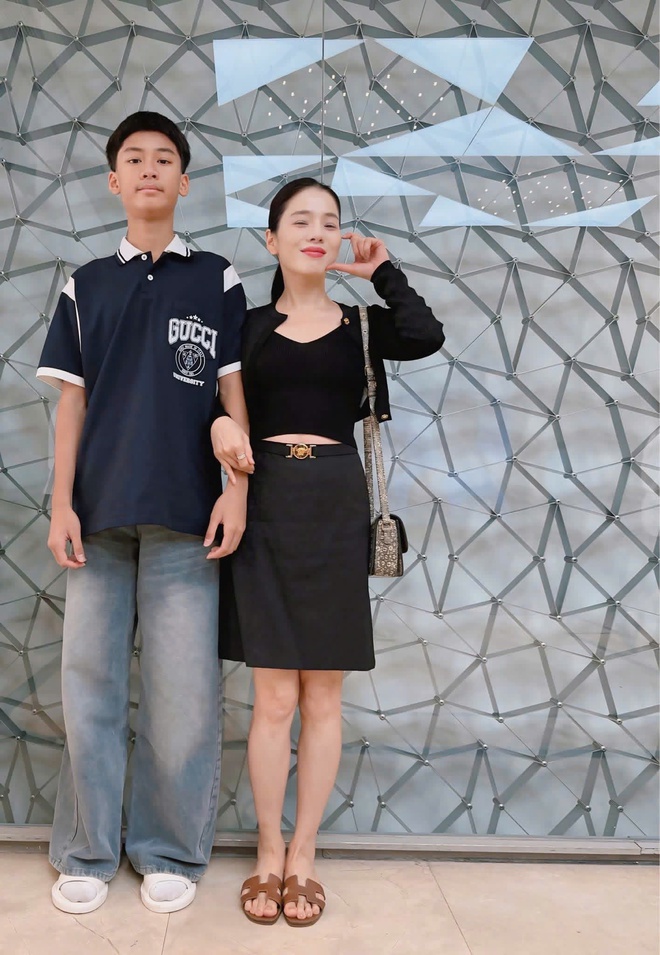 14 tuổi con trai Lệ Quyên đã đến cỡ này- Ảnh 1.