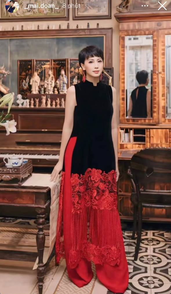 Mẹ Do&atilde;n Hải My U50 khoe visual trẻ đẹp bất bại ng&agrave;y cuối năm, thần th&aacute;i sang chuẩn "mẹ vợ" hot nhất l&agrave;ng b&oacute;ng đ&aacute; - Ảnh 1.