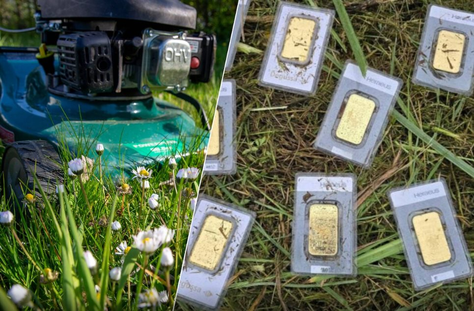 Ph&aacute;t hiện khối v&agrave;ng trị gi&aacute; 920 triệu đồng giữa nơi đ&ocirc;ng đ&uacute;c: Cảnh s&aacute;t v&agrave;o cuộc - Ảnh 1.