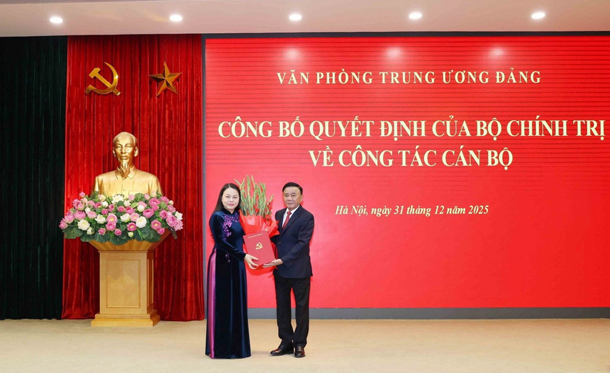 Bà Nguyễn Thị Thu Hà được bổ nhiệm làm Phó Chánh Văn phòng Thường trực Văn phòng TƯ Đảng - Ảnh 1.