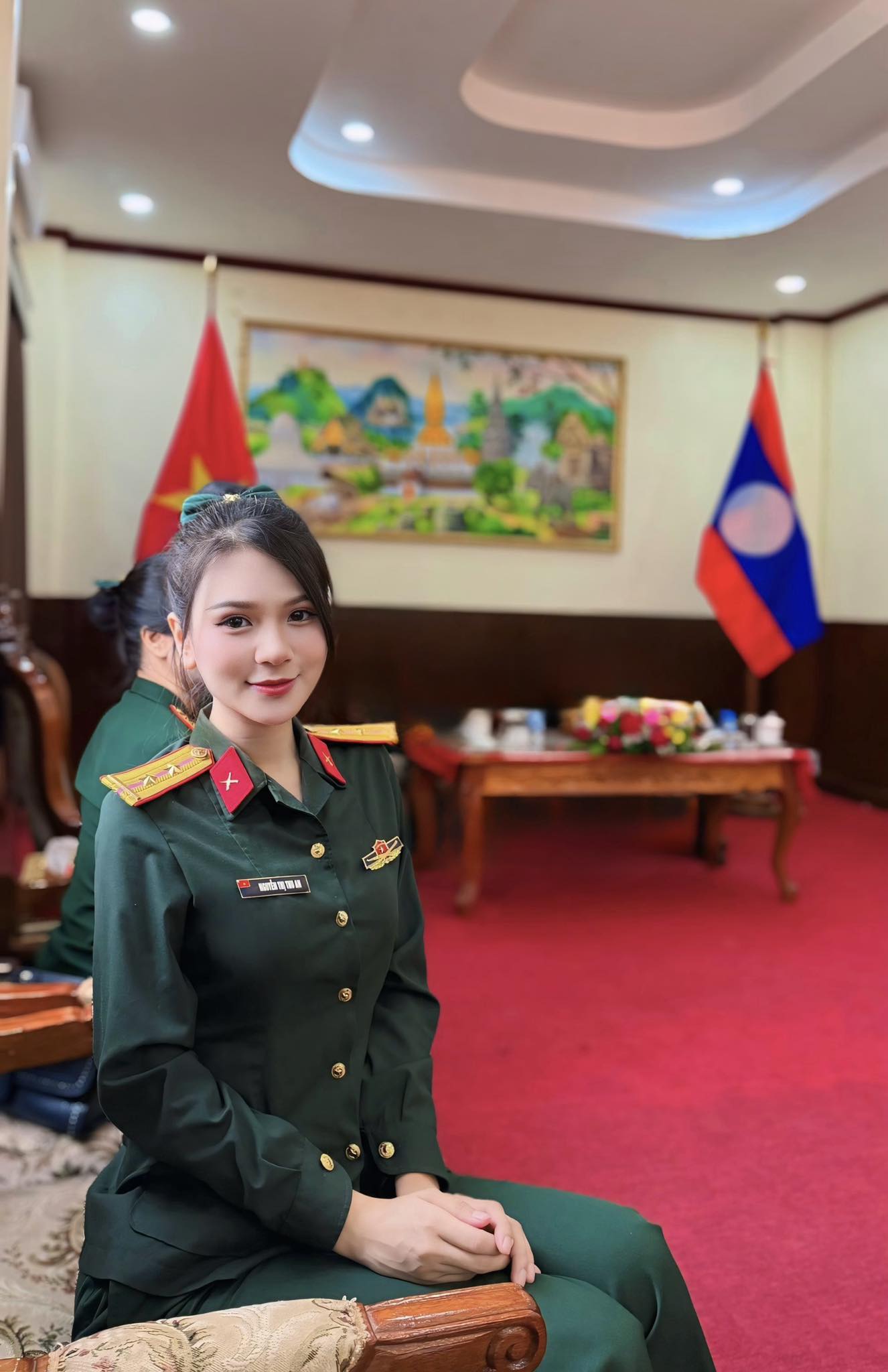 An Thu An gây sốt mạng xã hội Việt - Lào- Ảnh 1.