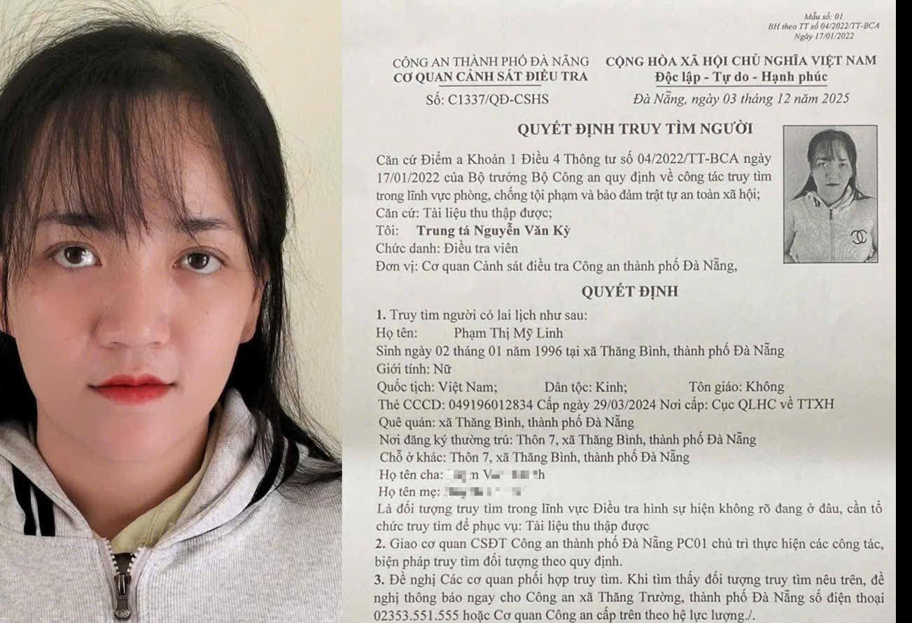 Truy tìm Phạm Thị Mỹ Linh sinh năm 1996 - Ảnh 1.