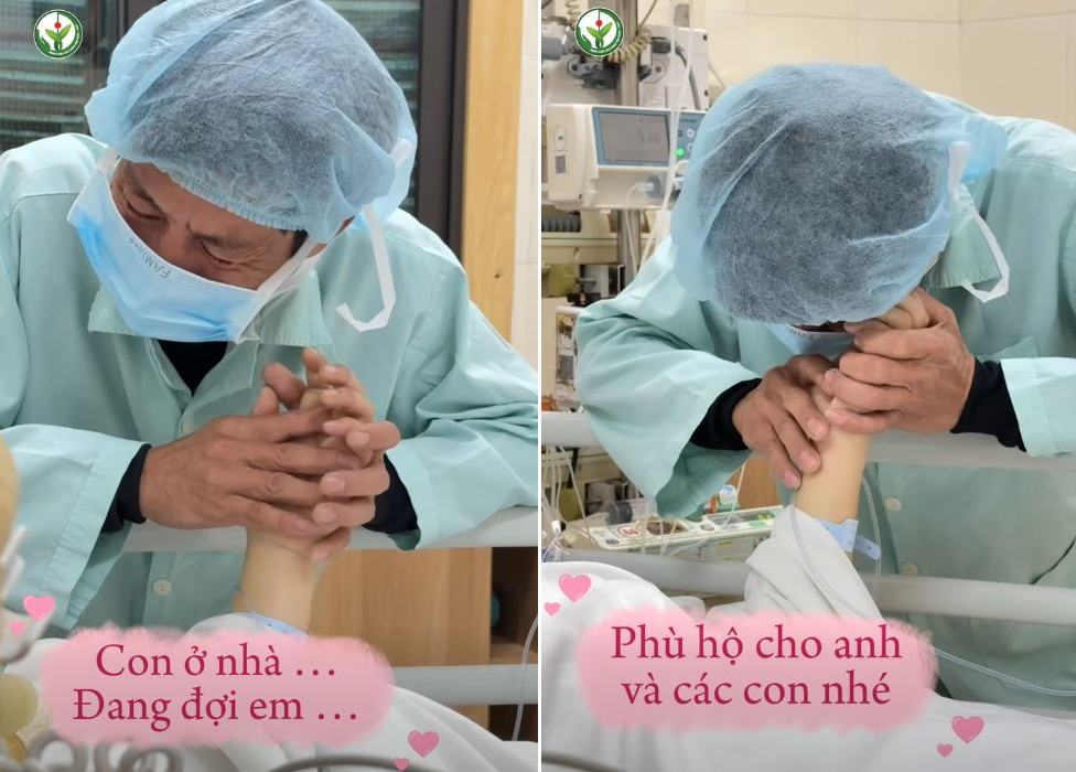 Xúc Động Khoảnh Khắc Người Đàn Ông Vừa Khóc Vừa Nói Lời Tạm Biệt Vợ, Đưa Ra Quyết Định Cao Cả- Ảnh 1.