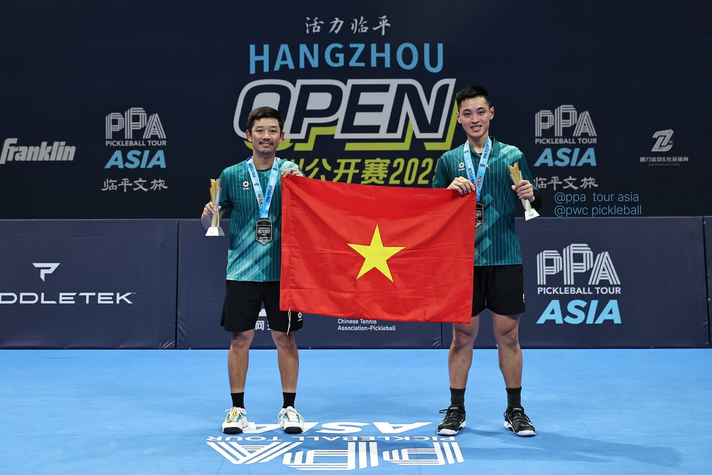 Vinh Hiển, Minh Quân vô địch, làm nên lịch sử đôi nam Việt Nam tại PPA Tour - Ảnh 1.