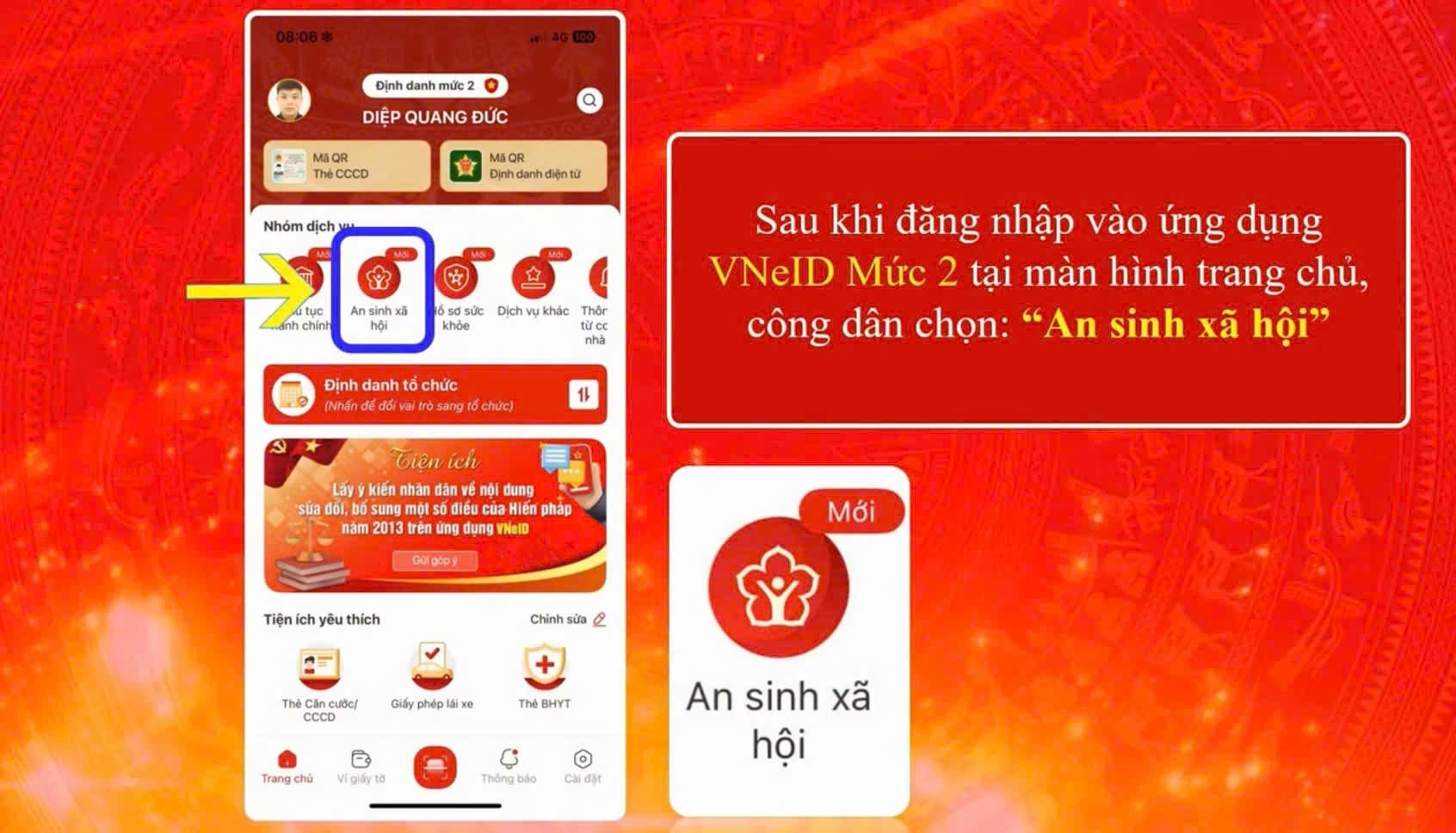 Hướng dẫn sử dụng tài khoản an sinh xã hội trên VNeID đảm bảo quyền lợi người dân - Ảnh 2.