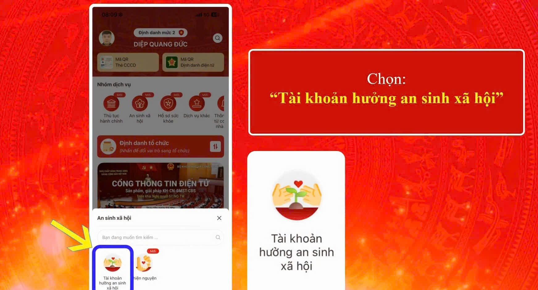 Hướng dẫn sử dụng tài khoản an sinh xã hội trên VNeID đảm bảo quyền lợi người dân - Ảnh 3.