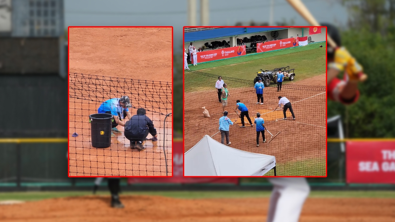 Sân bóng SEA Games phải dùng vải để thấm nước, sếp lớn Thái Lan lên tiếng thanh minh - Ảnh 2.