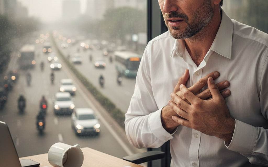 Giảm nguy cơ nhồi m&aacute;u cơ tim nhờ&hellip; một chiếc khẩu trang? - Ảnh 1.