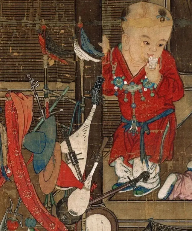 Phóng to tranh 10 lần thấy đứa trẻ ‘tương lai’ dùng ống hút, chuyên gia: Thứ đó đã có từ 1.200 năm trước - Ảnh 6.