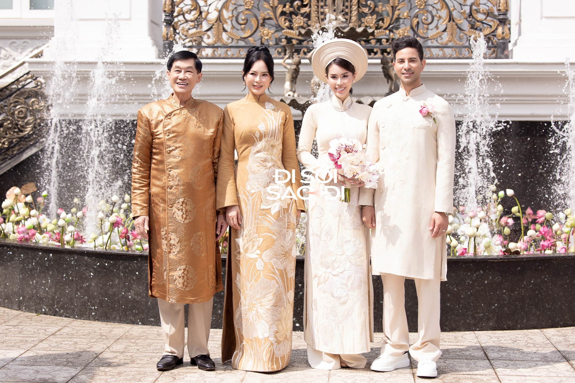 Cô dâu Tiên Nguyễn đẹp miễn chê bên chồng gốc Dubai, soi cận 2 chiếc vòng trên cổ mà loá cả mắt- Ảnh 5. Cô dâu Tiên Nguyễn đẹp miễn chê bên chồng gốc Dubai, soi cận 2 chiếc vòng trên cổ mà loá cả mắt- Ảnh 5.