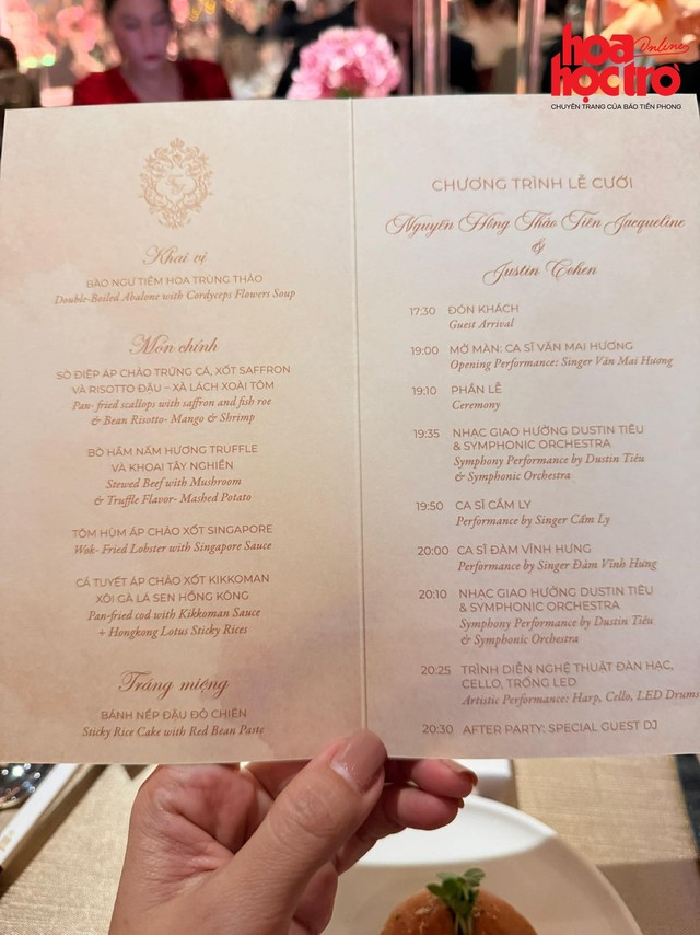 Tỷ phú Johnathan Hạnh Nguyễn đãi khách với menu sang xịn nhưng có 1 điểm xưa nay hiếm trong các đám cưới Việt- Ảnh 2.