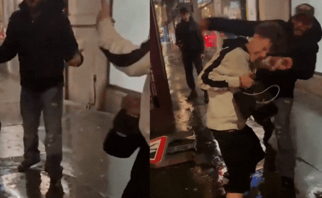 Video: Nhà vô địch võ thuật chỉ cần 1s để quật ngã gã biến thái giữa ga tàu điện- Ảnh 3.