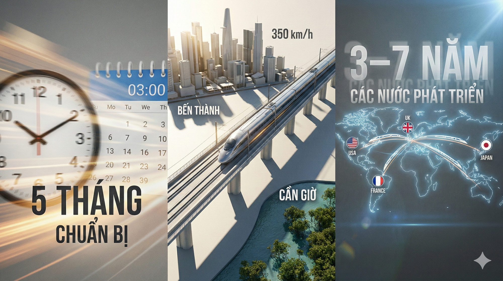 Vingroup khởi công đường sắt cao tốc sau chưa đầy một năm: Tốc độ kinh ngạc, Mỹ – Pháp – Nhật cũng thua xa - Ảnh 2. Vingroup khởi công đường sắt cao tốc sau chưa đầy một năm: Tốc độ kinh ngạc, Mỹ – Pháp – Nhật cũng thua xa - Ảnh 2.