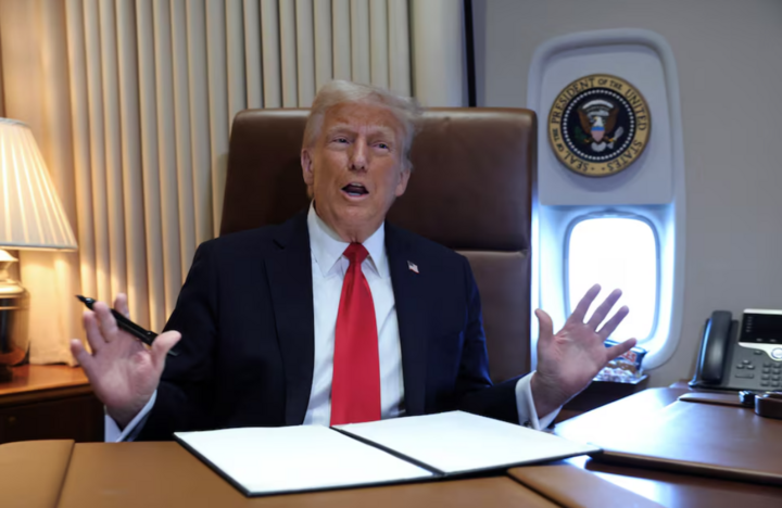 &Ocirc;ng Trump sẽ c&ocirc;ng bố thuế th&eacute;p v&agrave; nh&ocirc;m 25% nhập khẩu v&agrave;o Mỹ - Ảnh 1.