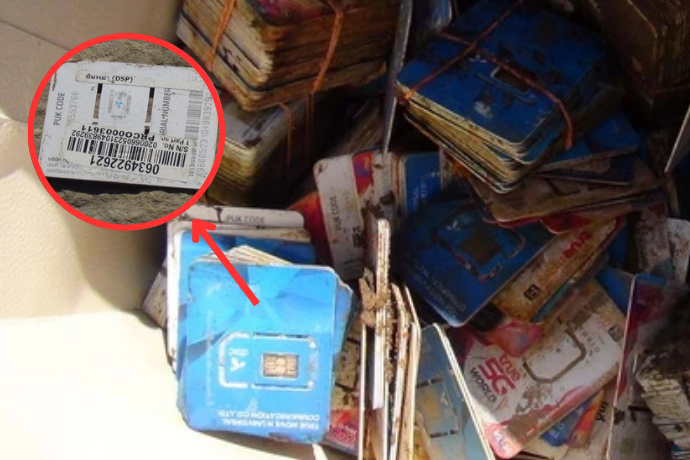 H&agrave;ng ngh&igrave;n sim điện thoại bị vứt bỏ b&ecirc;n bờ s&ocirc;ng Mekong: Nghi vấn li&ecirc;n quan đến c&aacute;c băng nh&oacute;m lừa đảo