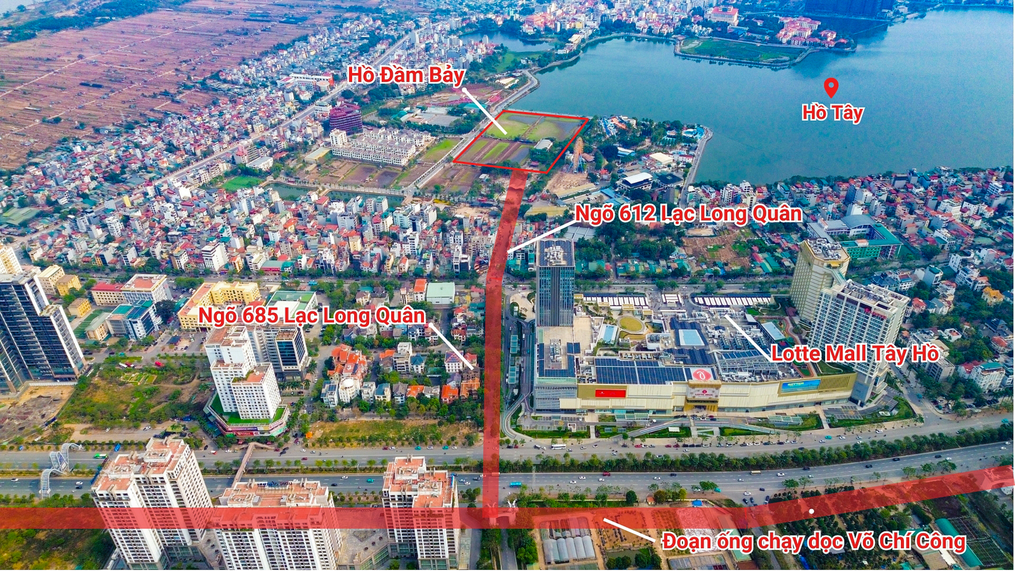 Khu vực sẽ c&oacute; đường ống d&agrave;i hơn 5 km, trị gi&aacute; 550 tỷ để đưa nước s&ocirc;ng Hồng v&agrave;o s&ocirc;ng T&ocirc; Lịch- Ảnh 6.