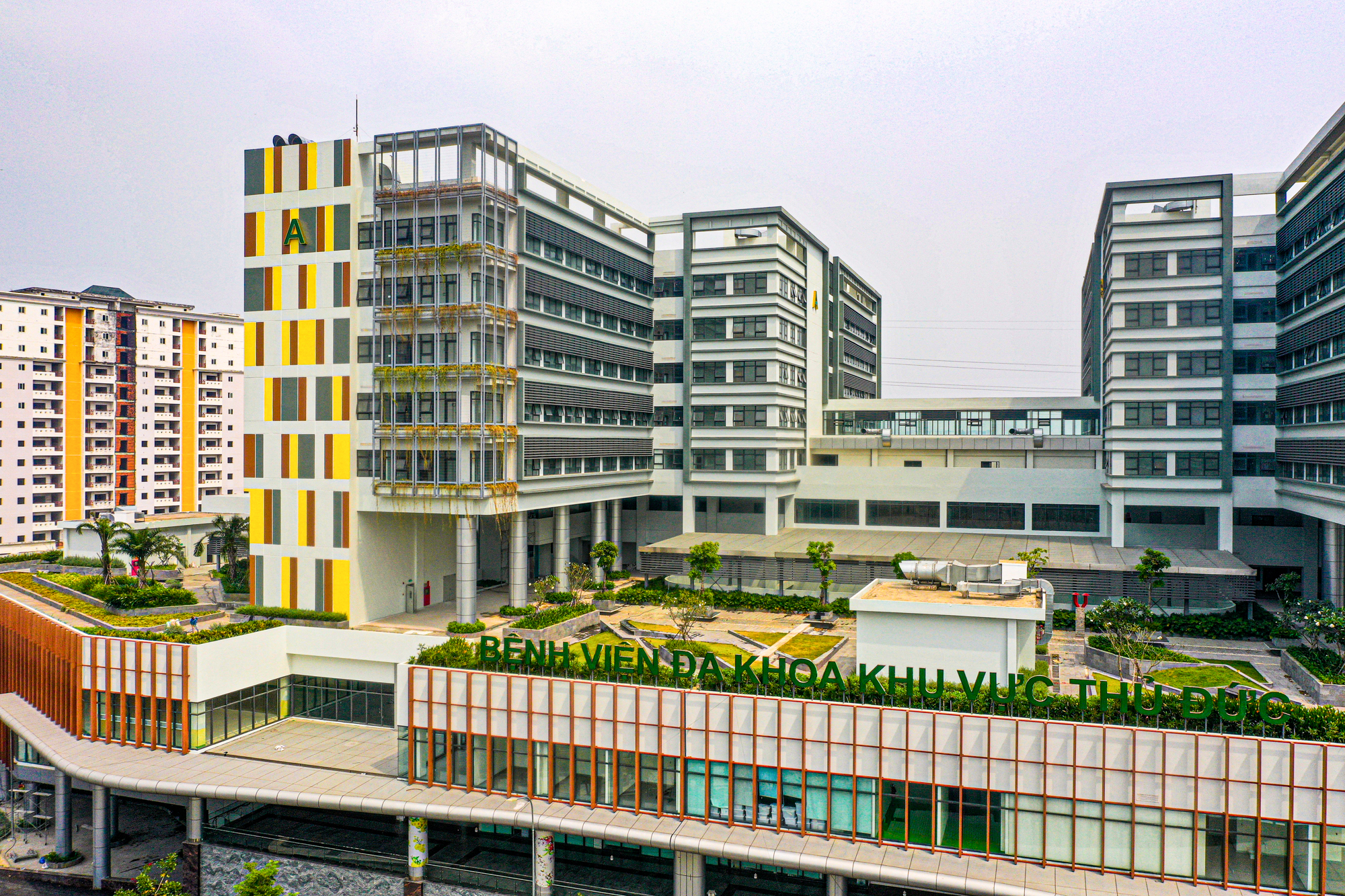 Toàn cảnh bệnh viện xanh, trị giá gần 2.000 tỷ đồng, sắp đưa vào sử dụng ở cửa ngõ Thành phố Hồ Chí Minh - Ảnh 7.