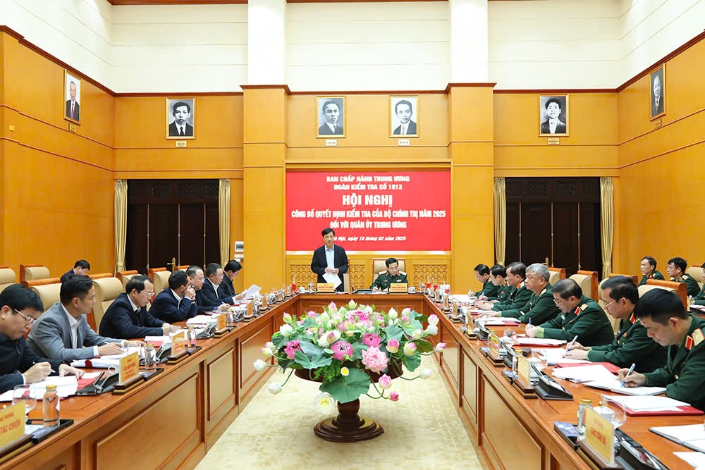 Triển khai quyết định kiểm tra qu&acirc;n ủy trung ương năm 2025 - Ảnh 1.