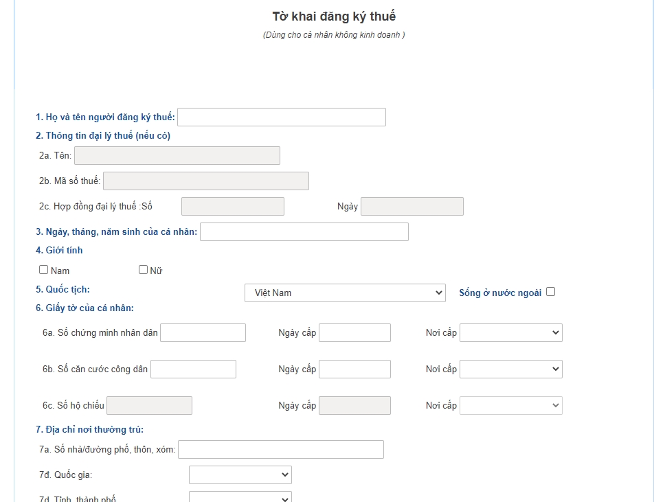 Hướng dẫn đăng ký mã số thuế cá nhân trực tuyến năm 2025 mới nhất - Ảnh 8.