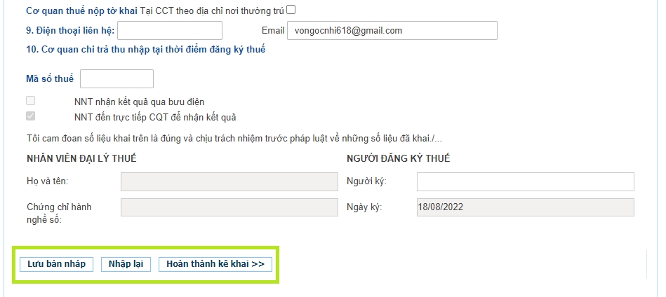 Hướng dẫn đăng ký mã số thuế cá nhân trực tuyến năm 2025 mới nhất - Ảnh 9.